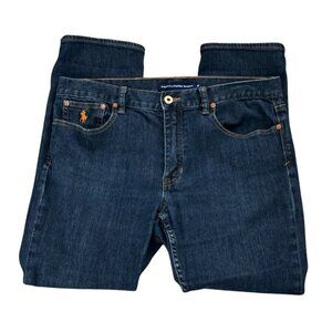 Ralph Lauren Sport Women's 30 Girlfriend Jeans Dark Blue Inseam 26" EUC